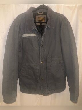 Venado concealed carry jacket heavy-duty charcoal grey canvas Large